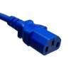 C20 to C13 Blue 1,0 m, 10a/250v, H05VV-F3G1,0 Power Cord
